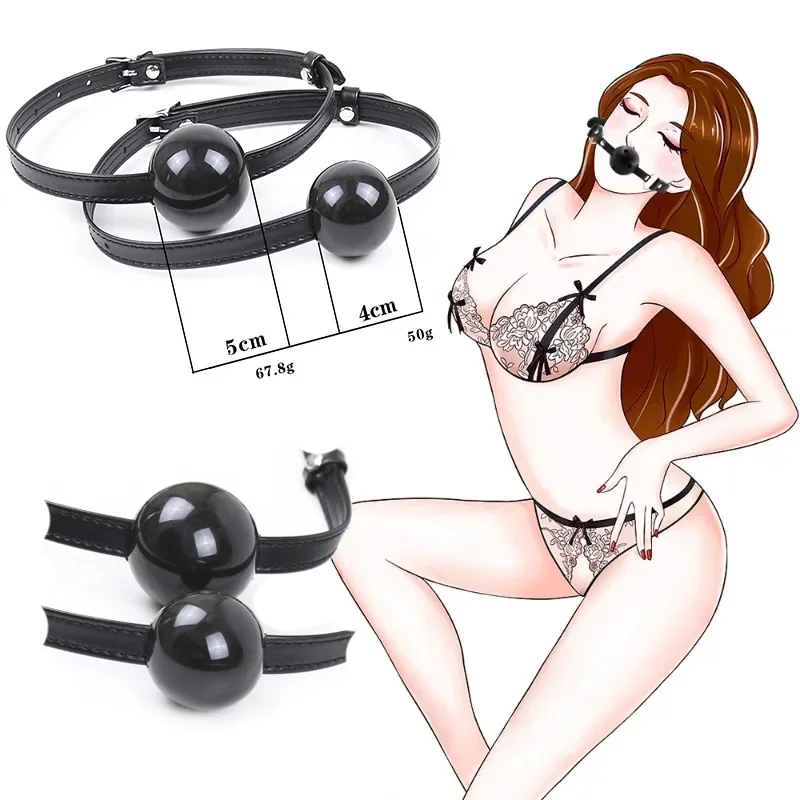 Мягкие безопасные силиконовые фиксаторы для связывания с открытым ртом и шариками, 2 размера, ремни для ведомых взрослых, ремни для игры в розыгрыши