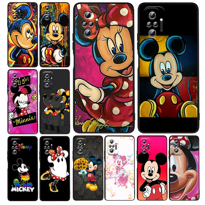 Cute Art Mickey Minnie Mouse Phone Case For Xiaomi Redmi Note 12 11E 11S 11 11T 10 10S 9 9T 9S 8 8T Pro Plus 5G Black Cover
Cute Art Mickey Minnie Mouse Phone Case For Xiaomi Redmi Note 12 11E 11S 11 11T 10 10S 9 9T 9S 8 8T Pro Plus 5G Black Cover