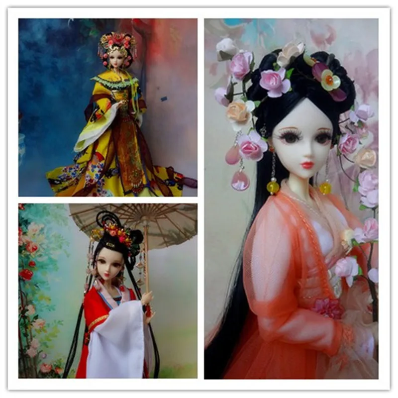 12 Moveable Joints Chinese Dolls Toys With Accessories Clothes&Jewelry Costume Figure China Doll Home Girls 30CM Dolls ZH160
12 Moveable Joints Chinese Dolls Toys With Accessories Clothes&Jewelry Costume Figure China Doll Home Girls 30CM Dolls ZH160