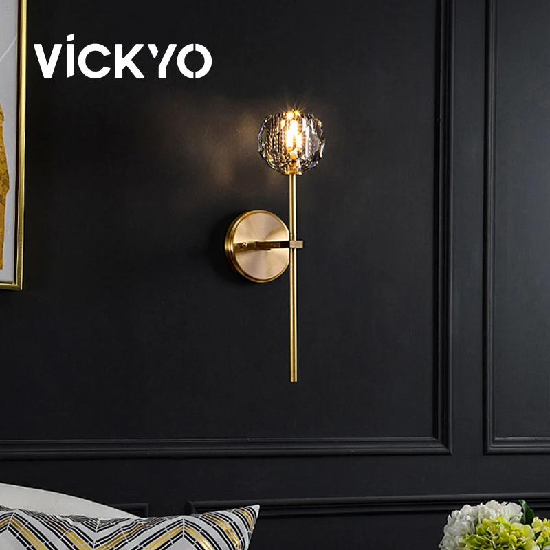 VICKYO Crystal Wall Light Modern Light Luxury Home Decor LED Wall Lamps For Living Room Sofa Bedroom Bedside Lamp Aisle Corridor
VICKYO Crystal Wall Light Modern Light Luxury Home Decor LED Wall Lamps For Living Room Sofa Bedroom Bedside Lamp Aisle Corridor