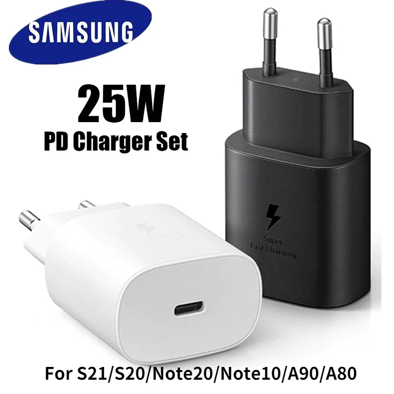 25W EU Samsung S21 S20 5G Charger EP-TA800 Fast Charger PD3.0 Type C Quick Adapter for Note 20 Note 10 S20 A90 A80 A70 Charger
25W EU Samsung S21 S20 5G Charger EP-TA800 Fast Charger PD3.0 Type C Quick Adapter for Note 20 Note 10 S20 A90 A80 A70 Charger