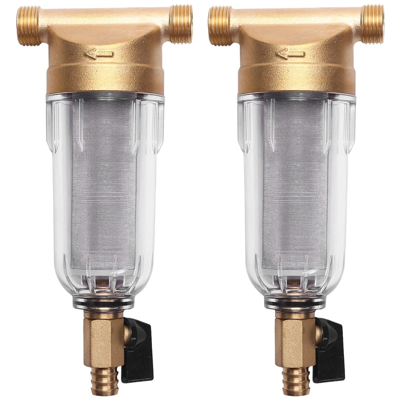 2X 4 Split-Mouth Water Filters Front Purifier Copper Lead Pre-Filter Backwash Remove Rust Contaminant Sediment Pipe
2X 4 Split-Mouth Water Filters Front Purifier Copper Lead Pre-Filter Backwash Remove Rust Contaminant Sediment Pipe