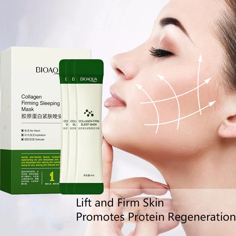 20Pcs/pack Collagen Good Night Masks Hydrating and Moisturizing Shrink Pores Brightening Anti-ageing Skin Wash-Free Sleep Masks
20Pcs/pack Collagen Good Night Masks Hydrating and Moisturizing Shrink Pores Brightening Anti-ageing Skin Wash-Free Sleep Masks