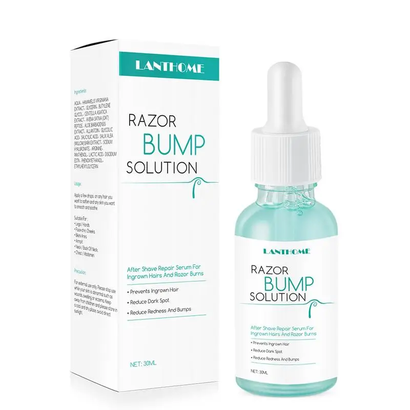 30ml Razor Bump Stopper Prevent Ingrown Hair Mild Serum Reduce Redness Smooth&Repair Skin After Shaving&Waxing Skin
30ml Razor Bump Stopper Prevent Ingrown Hair Mild Serum Reduce Redness Smooth&Repair Skin After Shaving&Waxing Skin