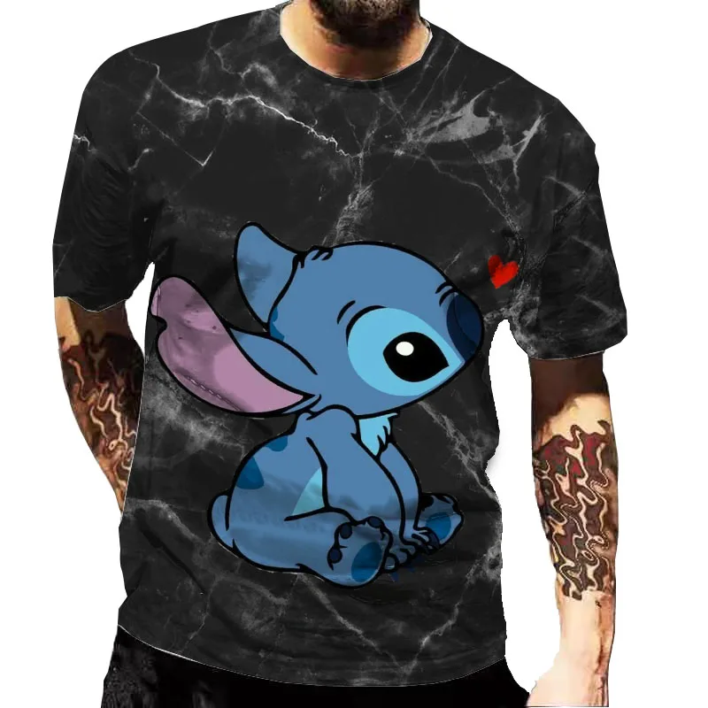 Disney Stitch 3D Print Summer New Cartoon Retro T Shirt Men Causal O-neck Basic T-shirt Male Classical Tops Cute Baby Boys Tees
Disney Stitch 3D Print Summer New Cartoon Retro T Shirt Men Causal O-neck Basic T-shirt Male Classical Tops Cute Baby Boys Tees