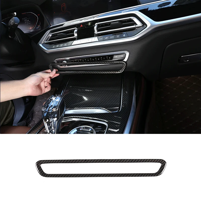 For 2019-2022 BMW X5 G05 X6 G06 X7 G07 ABS carbon fiber car styling center control volume decorative frame car interior parts
For 2019-2022 BMW X5 G05 X6 G06 X7 G07 ABS carbon fiber car styling center control volume decorative frame car interior parts