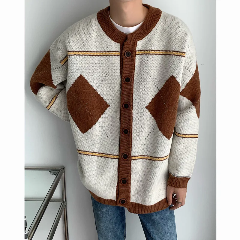 Winter Sweater Cardigan Men Warm Fashion Retro Knitted Sweater Coat Men Korean Loose Long Sleeve Sweater Mens Jumper Clothes
Winter Sweater Cardigan Men Warm Fashion Retro Knitted Sweater Coat Men Korean Loose Long Sleeve Sweater Mens Jumper Clothes