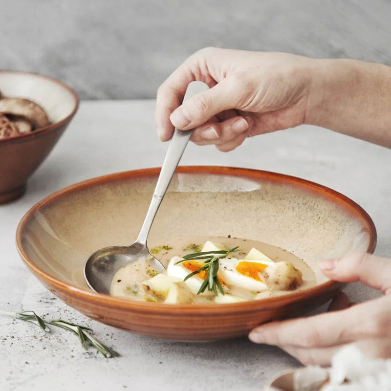 FANCITY Ramen bowl Japanese kiln becomes retro creative ceramic noodle bowl household commercial soup bowl salad bowl noodle bo
FANCITY Ramen bowl Japanese kiln becomes retro creative ceramic noodle bowl household commercial soup bowl salad bowl noodle bo