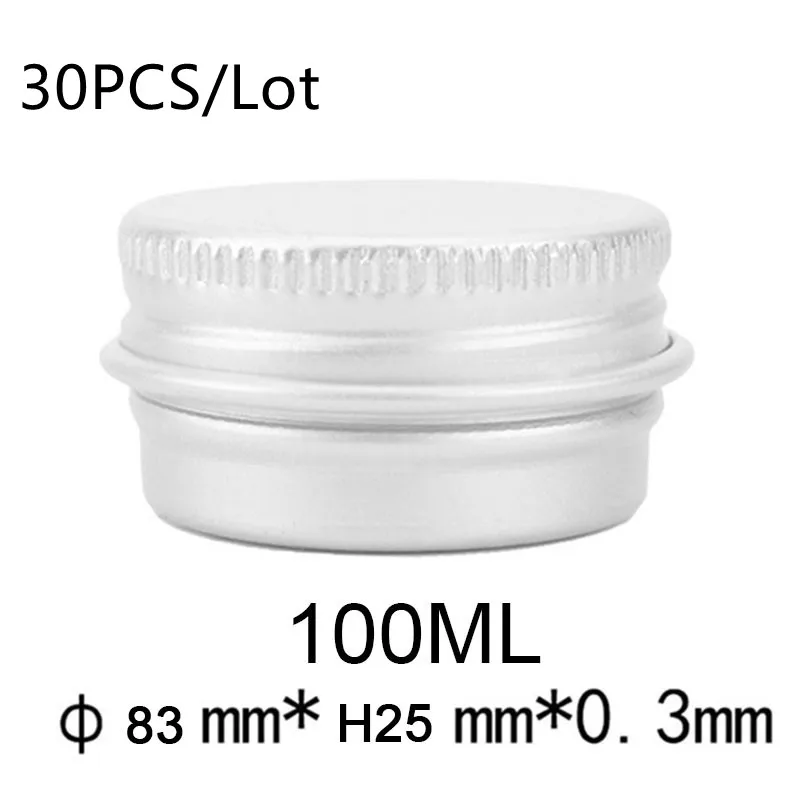 30pc/lot Aluminum Tin Jars Portable Lightweight Round Empty Pot Jar Cosmetic Cream Refillable Bottles 5/10/15/50/60/100/150/250m
30pc/lot Aluminum Tin Jars Portable Lightweight Round Empty Pot Jar Cosmetic Cream Refillable Bottles 5/10/15/50/60/100/150/250m