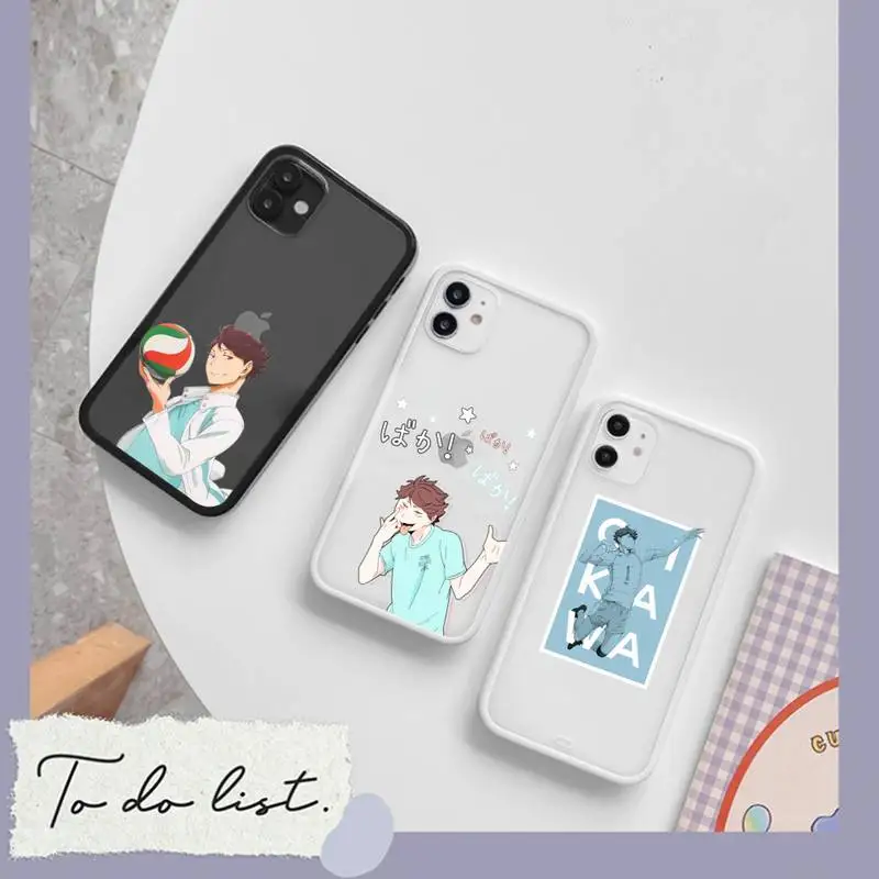 Haikyuu Oikawa volleyball anime Phone Case matte transparent For iphone 7 8 11 12 13 plus mini x xs xr pro max cover
Haikyuu Oikawa volleyball anime Phone Case matte transparent For iphone 7 8 11 12 13 plus mini x xs xr pro max cover