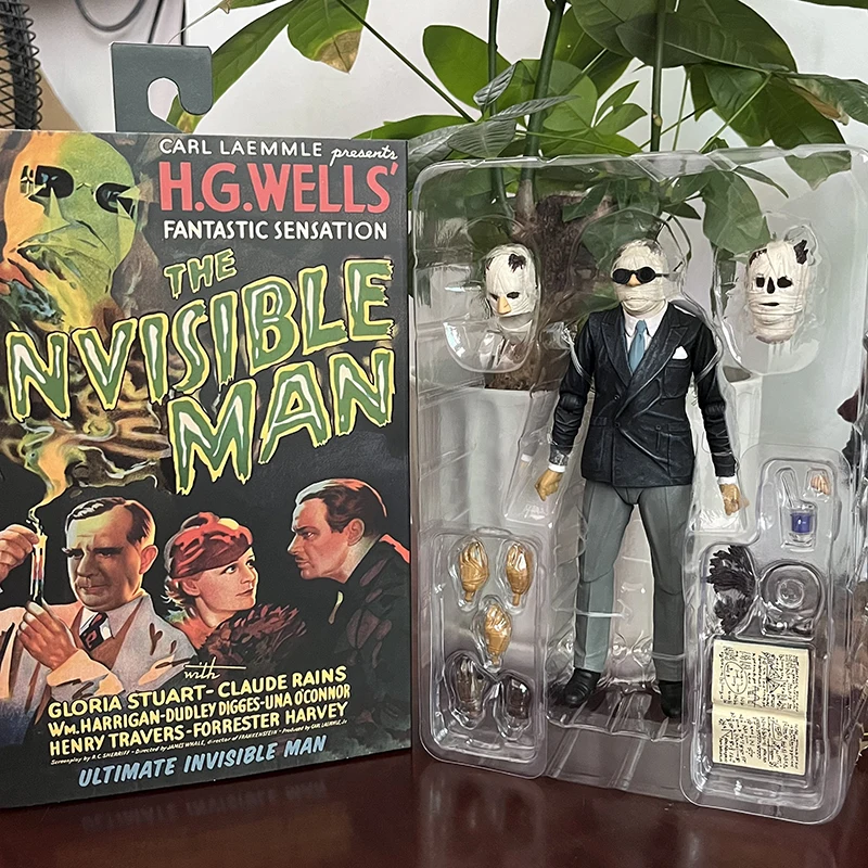 NECA универсальные Монстры цвет невидимый человек H.G. Фантастические ощущения экшн-фигурки модели игрушки Рождественский подарок для детей
NECA универсальные Монстры цвет невидимый человек H.G. Фантастические ощущения экшн-фигурки модели игрушки Рождественский подарок для детей