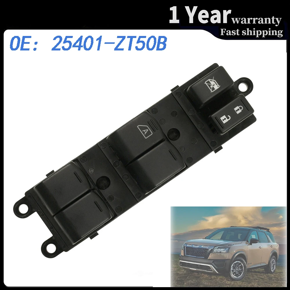 Кнопка управления стеклоподъемником 25401-ZT50B 25401ZT50B для Nissan Pathfinder 2005-2008 Sentra 2011 2012
Кнопка управления стеклоподъемником 25401-ZT50B 25401ZT50B для Nissan Pathfinder 2005-2008 Sentra 2011 2012