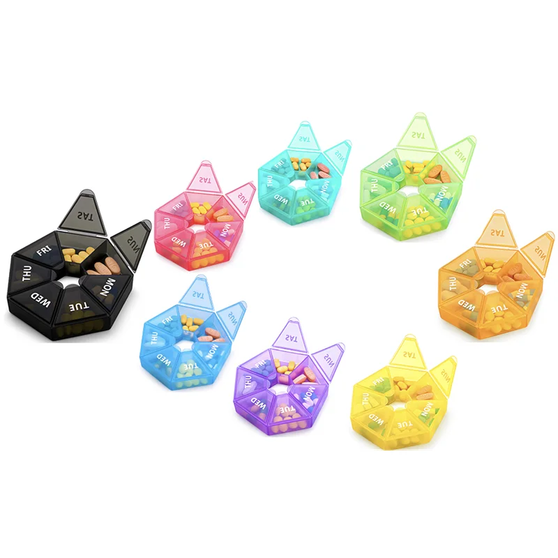 Органайзер для таблеток на неделю, портативный пластиковый контейнер для таблеток, с витаминами, рыбьим маслом, для путешествий, 1 шт.
Органайзер для таблеток на неделю, портативный пластиковый контейнер для таблеток, с витаминами, рыбьим маслом, для путешествий, 1 шт.