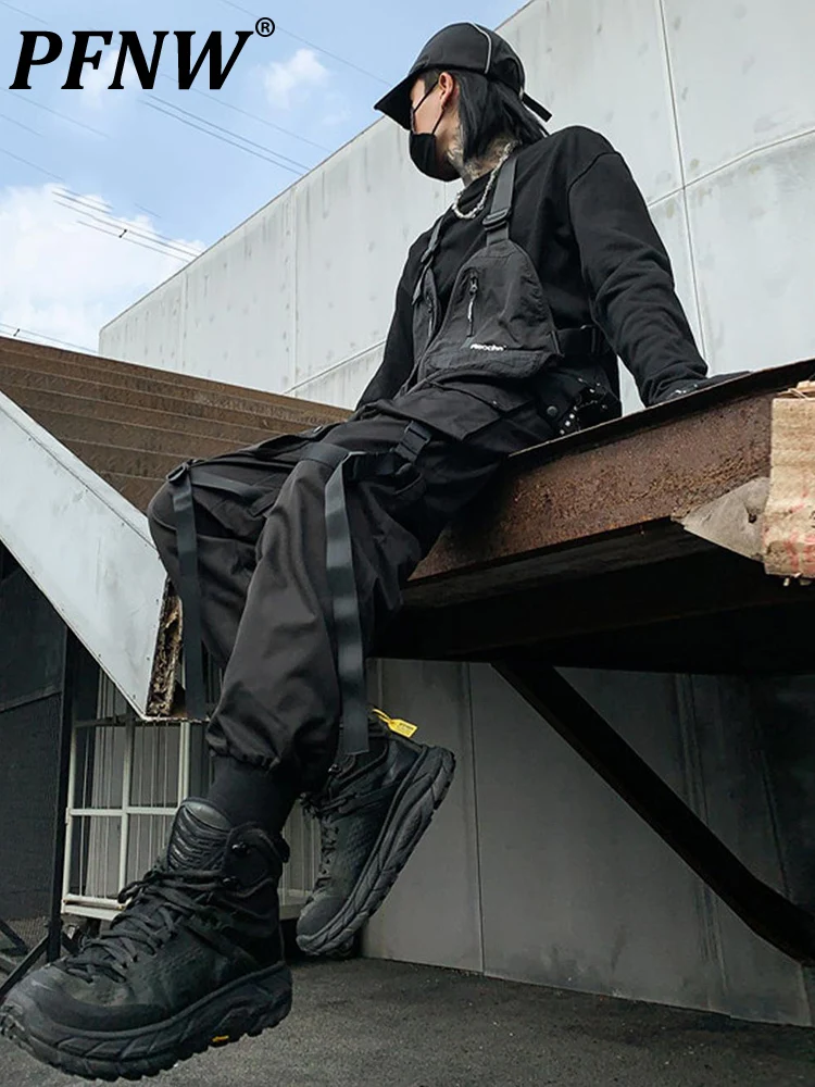 PFNW Darkwear Techwear Runners Safari Style Pants For Men Hip Hop Streetwear Cargo Pants Tactical Loose Casual Pants 12A2793
PFNW Darkwear Techwear Runners Safari Style Pants For Men Hip Hop Streetwear Cargo Pants Tactical Loose Casual Pants 12A2793