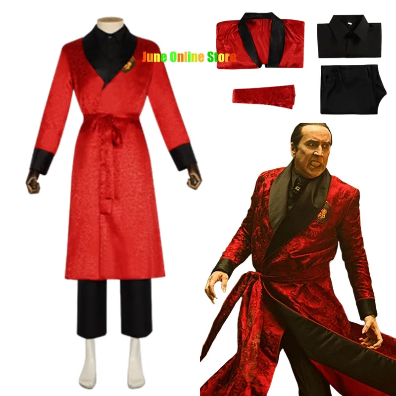 Dracula Cosplay Bathrobe TV Renfield Cosplay Costume Adult Men Red Trench Cloak Halloween Vampire Role Play Costume
Dracula Cosplay Bathrobe TV Renfield Cosplay Costume Adult Men Red Trench Cloak Halloween Vampire Role Play Costume
