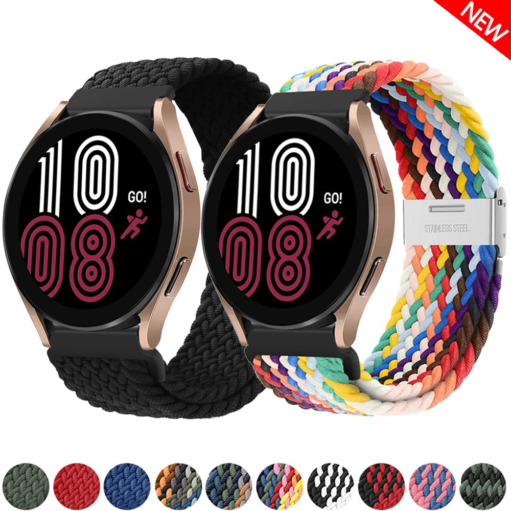 20/22mm Band for Samsung Galaxy Watch 4/Classic/46mm/42mm/active 2 Gear s3 braided Elastic bracelet Huawei GT/2/GT2/3 Pro strap
20/22mm Band for Samsung Galaxy Watch 4/Classic/46mm/42mm/active 2 Gear s3 braided Elastic bracelet Huawei GT/2/GT2/3 Pro strap