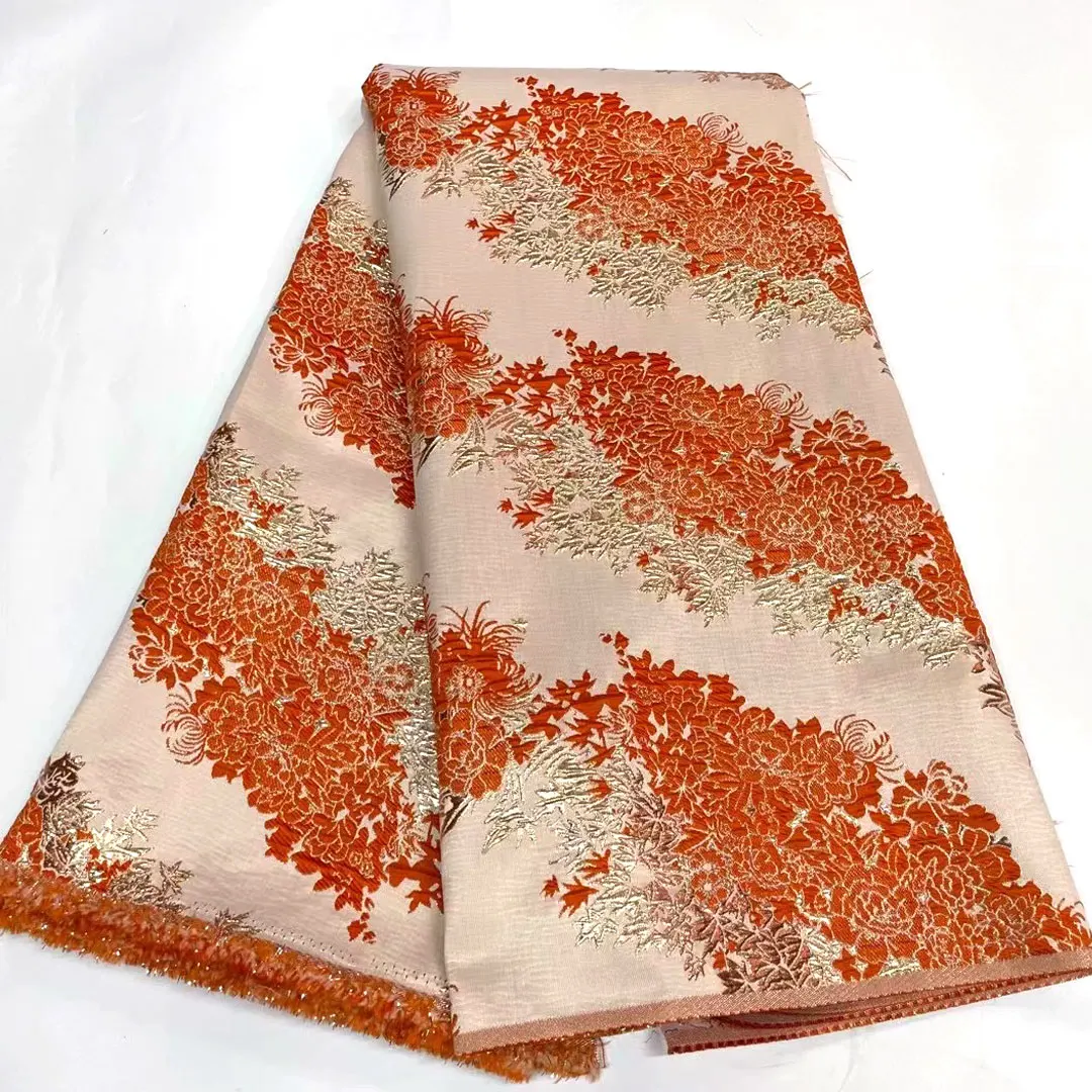 Brocade Jacquard Lace Fabric Dress Women 2022 High Quality Lace Embroidery Fabric 5Yard For Nigerian Party Wedding Sewing MJ5371
Brocade Jacquard Lace Fabric Dress Women 2022 High Quality Lace Embroidery Fabric 5Yard For Nigerian Party Wedding Sewing MJ5371