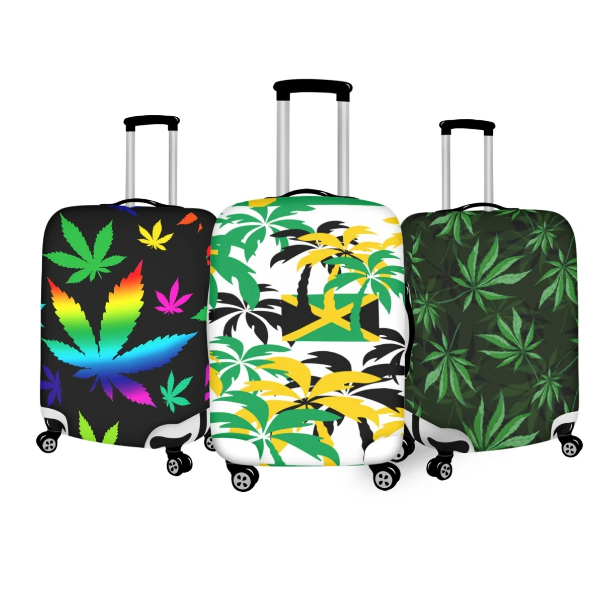 Twoheartsgirl Suitcase Cover Protector Tropical Weed Leaves Removeable Luggage Cover Fits 18-32 Inch Baggage Protective Sleeve
Twoheartsgirl Suitcase Cover Protector Tropical Weed Leaves Removeable Luggage Cover Fits 18-32 Inch Baggage Protective Sleeve