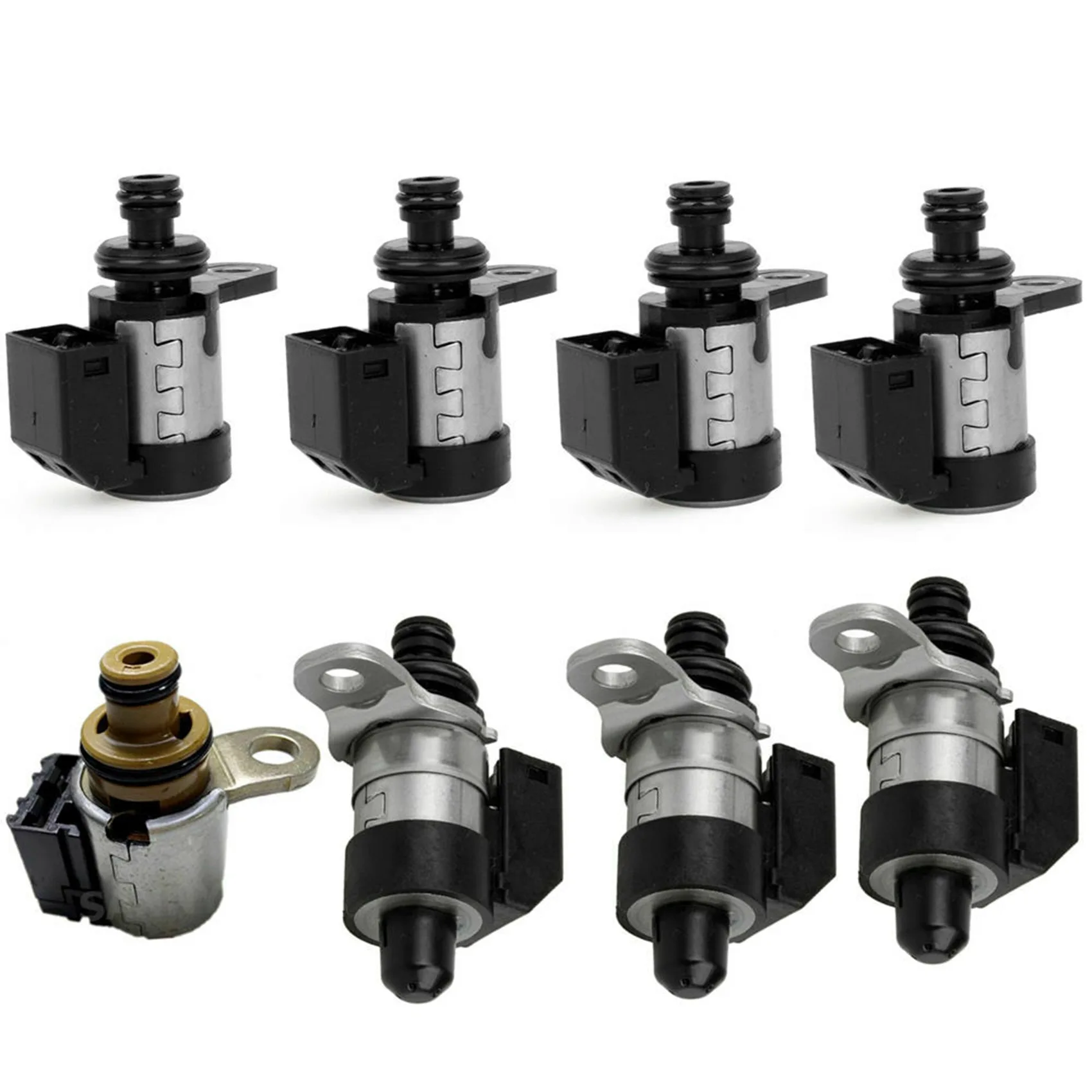 8PCS Transmission Solenoid Kit 5EAT for 5-Speed Subaru Exiga Impreza Legacy Outback Forester Tribeca 31705-AA430
8PCS Transmission Solenoid Kit 5EAT for 5-Speed Subaru Exiga Impreza Legacy Outback Forester Tribeca 31705-AA430