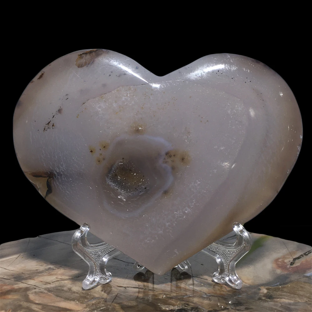 Druzy Agate Geode Natural Crystals Quartz Heart Shape Souvenir Gift Mineral Gemstone Sample Ore Home Decoration Energy Healing
Druzy Agate Geode Natural Crystals Quartz Heart Shape Souvenir Gift Mineral Gemstone Sample Ore Home Decoration Energy Healing
