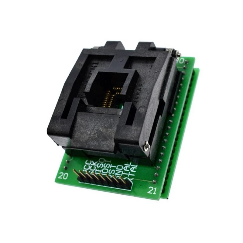 Программатор микросхем TQFP44 к DIP40, плата-переходник TQFP44, сокет Dip40 Qfp44 ATMEGA16
Программатор микросхем TQFP44 к DIP40, плата-переходник TQFP44, сокет Dip40 Qfp44 ATMEGA16