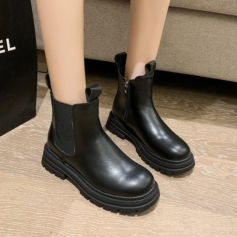 Ботильоны женские замшевые, короткие ботинки на плоской платформе, модная осенне-зимняя обувь, ботинки челси
Ботильоны женские замшевые, короткие ботинки на плоской платформе, модная осенне-зимняя обувь, ботинки челси