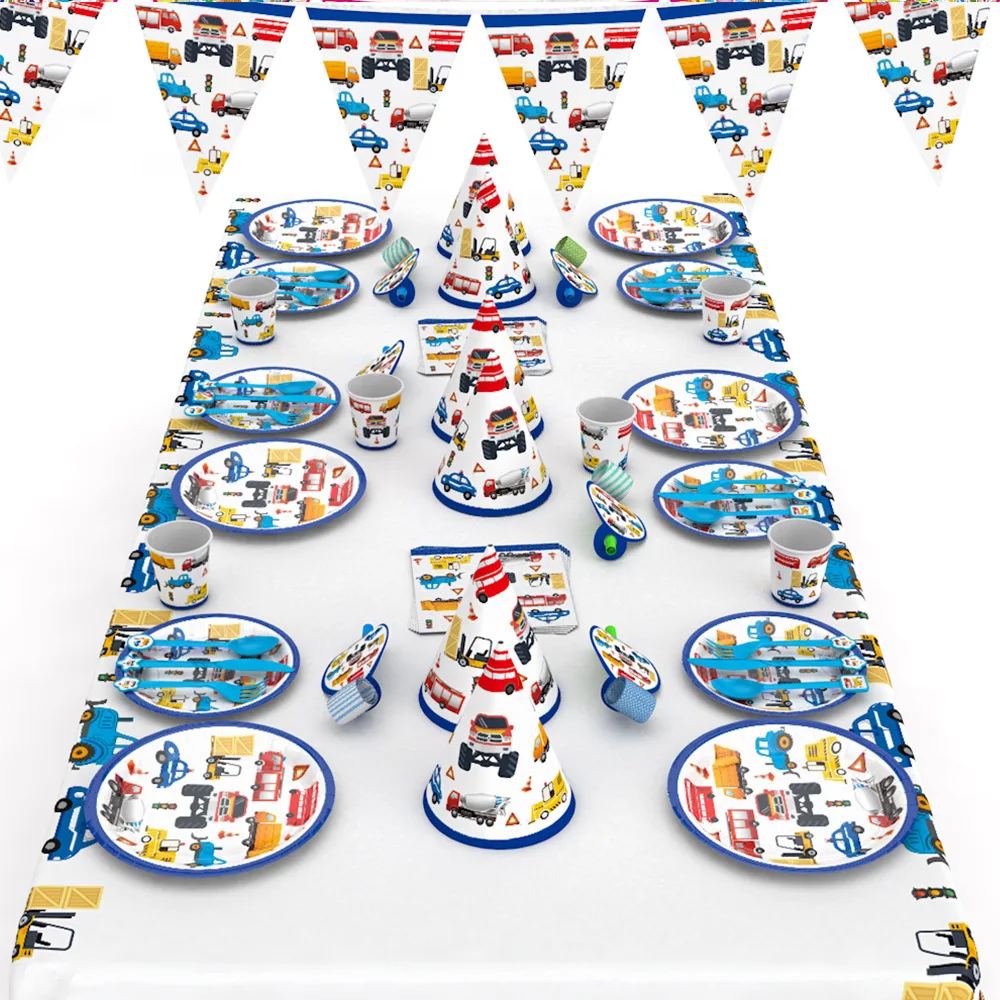 Construction Vehicle Layout Decoration Tableware Car Birthday Party Decoration Children's Party Toys Wholesale
Construction Vehicle Layout Decoration Tableware Car Birthday Party Decoration Children's Party Toys Wholesale