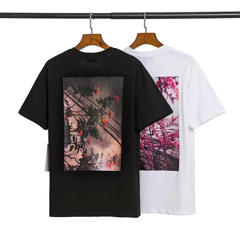 Summer tide brand flower short-sleeved T-shirt men and women couples high street loose tide mens t shirts
Summer tide brand flower short-sleeved T-shirt men and women couples high street loose tide mens t shirts