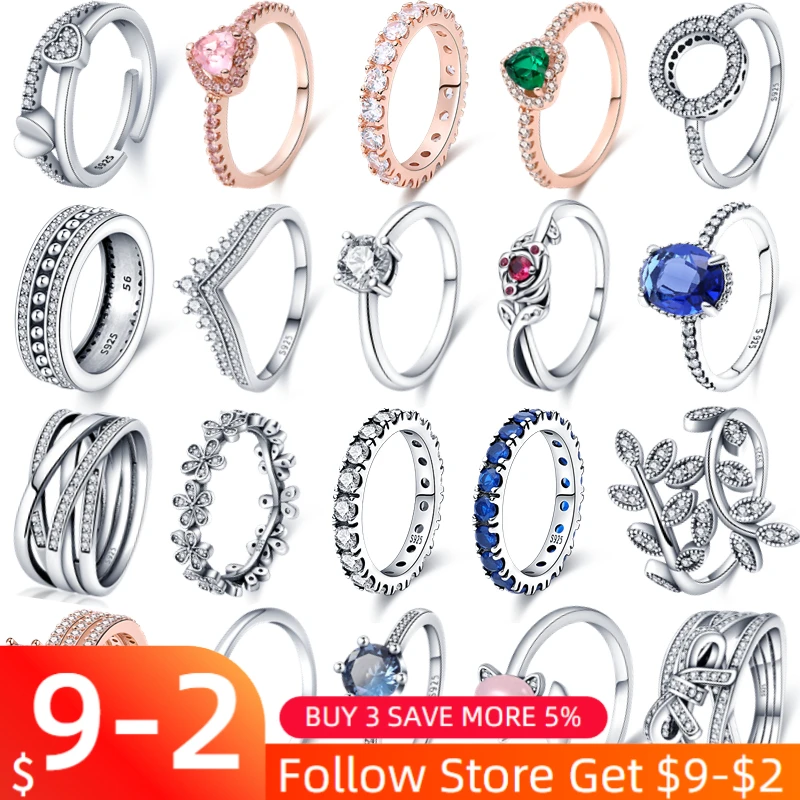 925 Sterling Silver Rings For Women Original Design Heart Crown Rose Gold Zircon Rings Classic Wedding Party Luxury Jewelry
925 Sterling Silver Rings For Women Original Design Heart Crown Rose Gold Zircon Rings Classic Wedding Party Luxury Jewelry