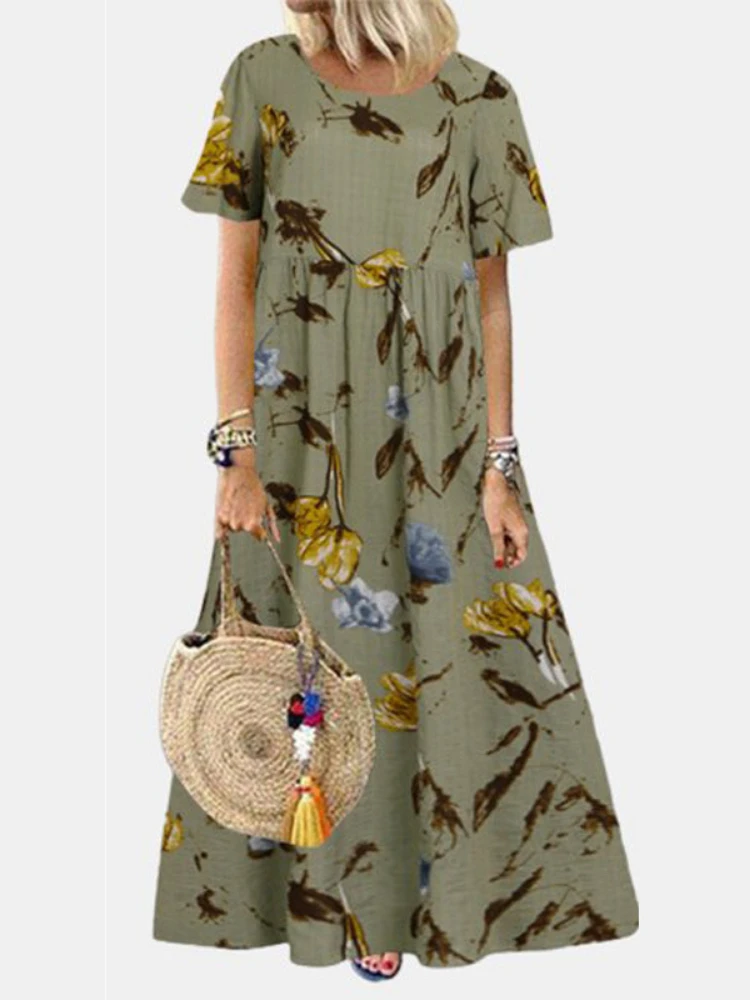 5xl Plus Size Elegant Chic Women Dresses 2023 Summer Short Sleeve O-neck Floral Print Dress Beach Outfits Korean Fashion Clothes
5xl Plus Size Elegant Chic Women Dresses 2023 Summer Short Sleeve O-neck Floral Print Dress Beach Outfits Korean Fashion Clothes
