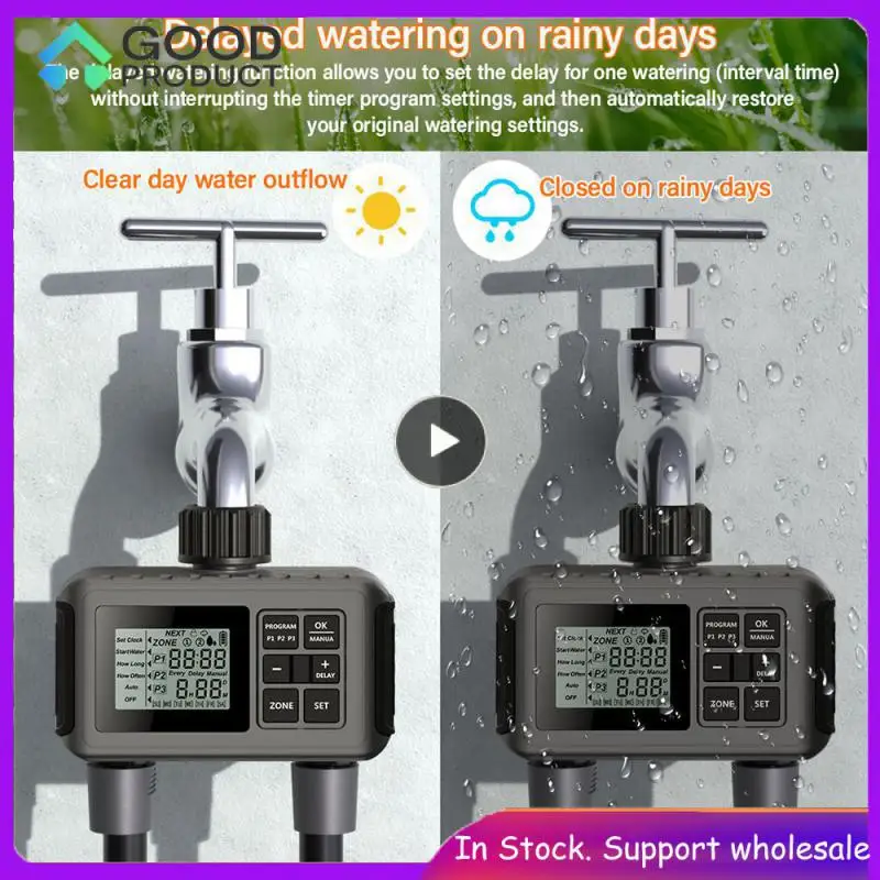 Irrigation Fully Adjustable Program Water Timer Watering Up Automatic Irrigator Timer Large Screen Display Irrigation Controller
Irrigation Fully Adjustable Program Water Timer Watering Up Automatic Irrigator Timer Large Screen Display Irrigation Controller