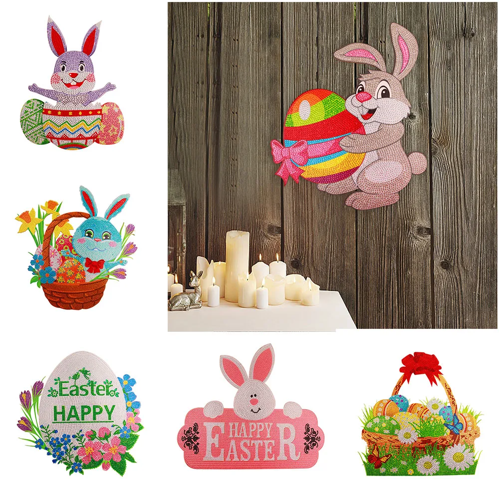 DIY Diamond Painting Easter Bunny Eggs Pendant Wreath Diamond Embroidery Kit Special Shaped Diamond Cross Stitch Art Home Decor
DIY Diamond Painting Easter Bunny Eggs Pendant Wreath Diamond Embroidery Kit Special Shaped Diamond Cross Stitch Art Home Decor