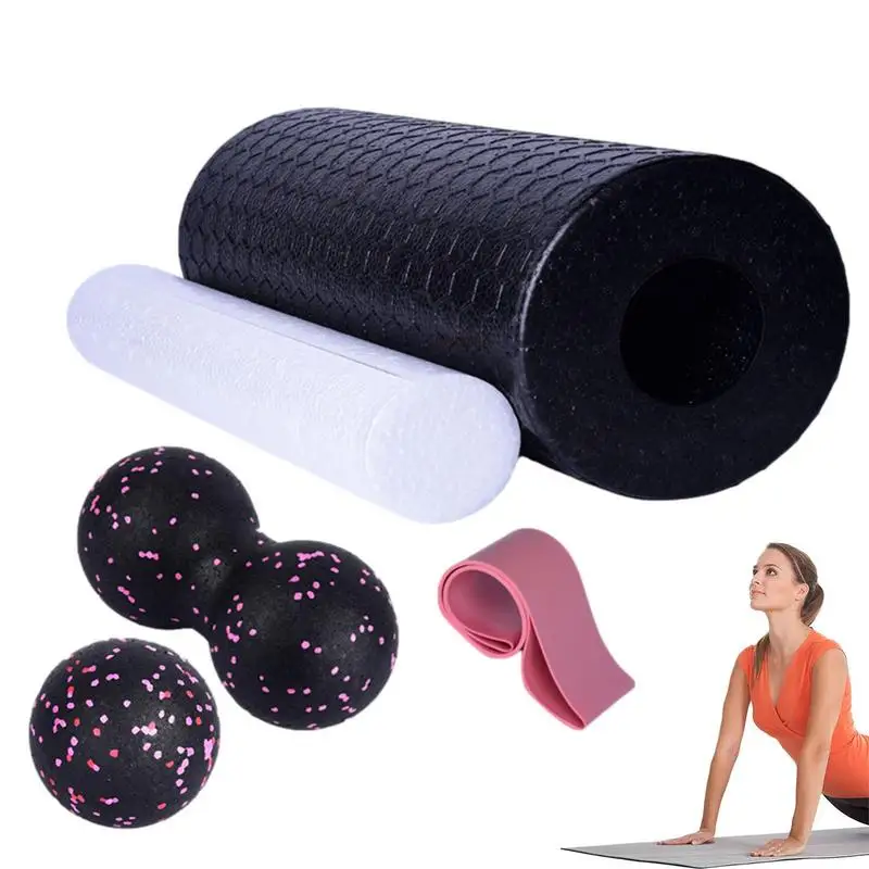 Muscle Massage Foam Roller Set Muscle Relief And Yoga Training Kit 5 Pieces Yoga Equipment And Accessories Foam Roller Blocks
Muscle Massage Foam Roller Set Muscle Relief And Yoga Training Kit 5 Pieces Yoga Equipment And Accessories Foam Roller Blocks