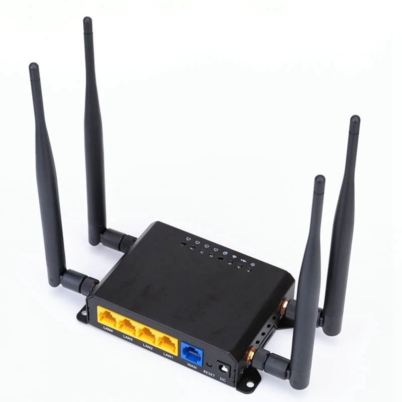 Wifi Router Access Point Openwrt 12V GSM LTE USB Wan 4XLAN 4X Antenna With SIM Card Slot US Plug
Wifi Router Access Point Openwrt 12V GSM LTE USB Wan 4XLAN 4X Antenna With SIM Card Slot US Plug