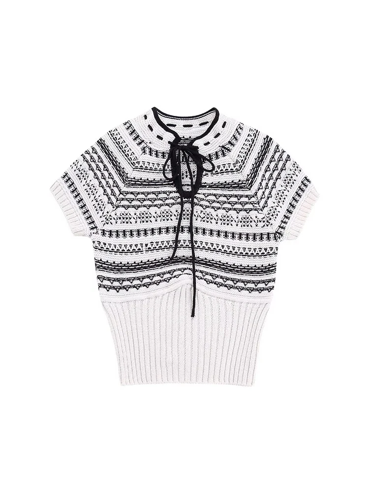 Women Knitted Sweater 2023 New Fashion Jacquard Sweater for Women Long Sleeve Pullover Causal Woman Sweaters Top
Women Knitted Sweater 2023 New Fashion Jacquard Sweater for Women Long Sleeve Pullover Causal Woman Sweaters Top