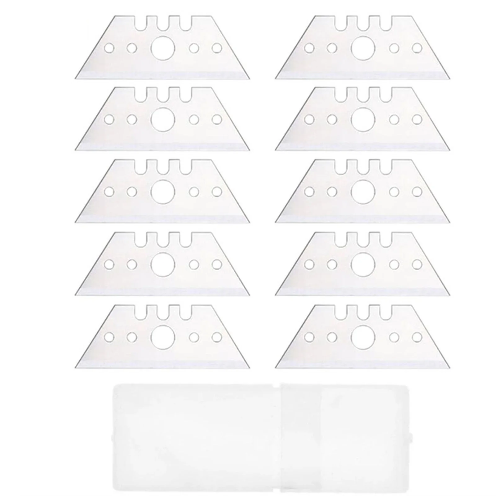 Trapezoidal Heavy Duty Utility Blades Carbon Steel SK5 Steel 10pcs Trapezoidal Blade Kit Handle Tool Parts
Trapezoidal Heavy Duty Utility Blades Carbon Steel SK5 Steel 10pcs Trapezoidal Blade Kit Handle Tool Parts