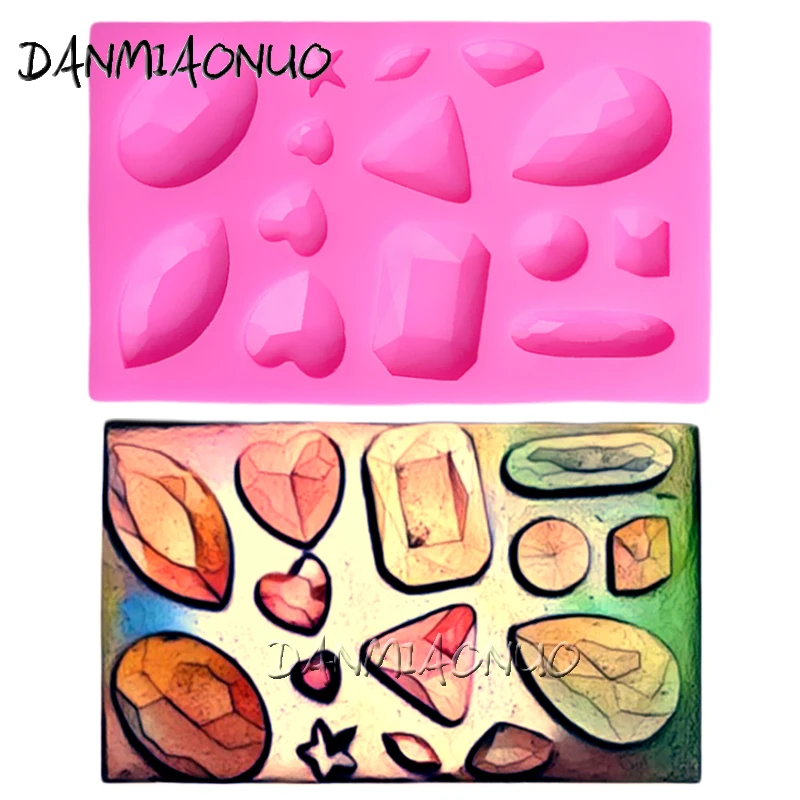 DANMIAONUO A0174046 Gem Shape Cake Decor Moldes De Silicona Para Resina Epoxi Grandes Moule A Gateaux Stampi Silicone Dolci
DANMIAONUO A0174046 Gem Shape Cake Decor Moldes De Silicona Para Resina Epoxi Grandes Moule A Gateaux Stampi Silicone Dolci