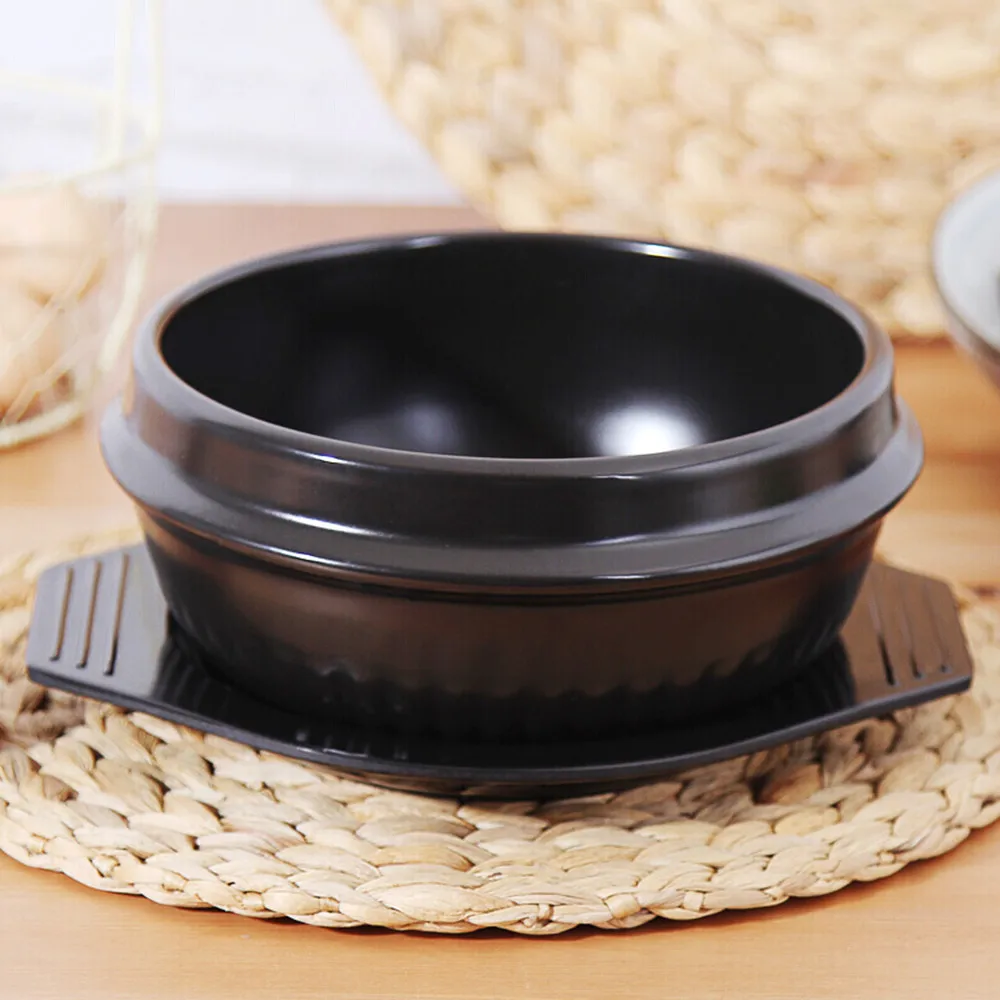 Корейская керамическая миска Dolsot для супа Bibimbap и других продуктов с подносом
Корейская керамическая миска Dolsot для супа Bibimbap и других продуктов с подносом