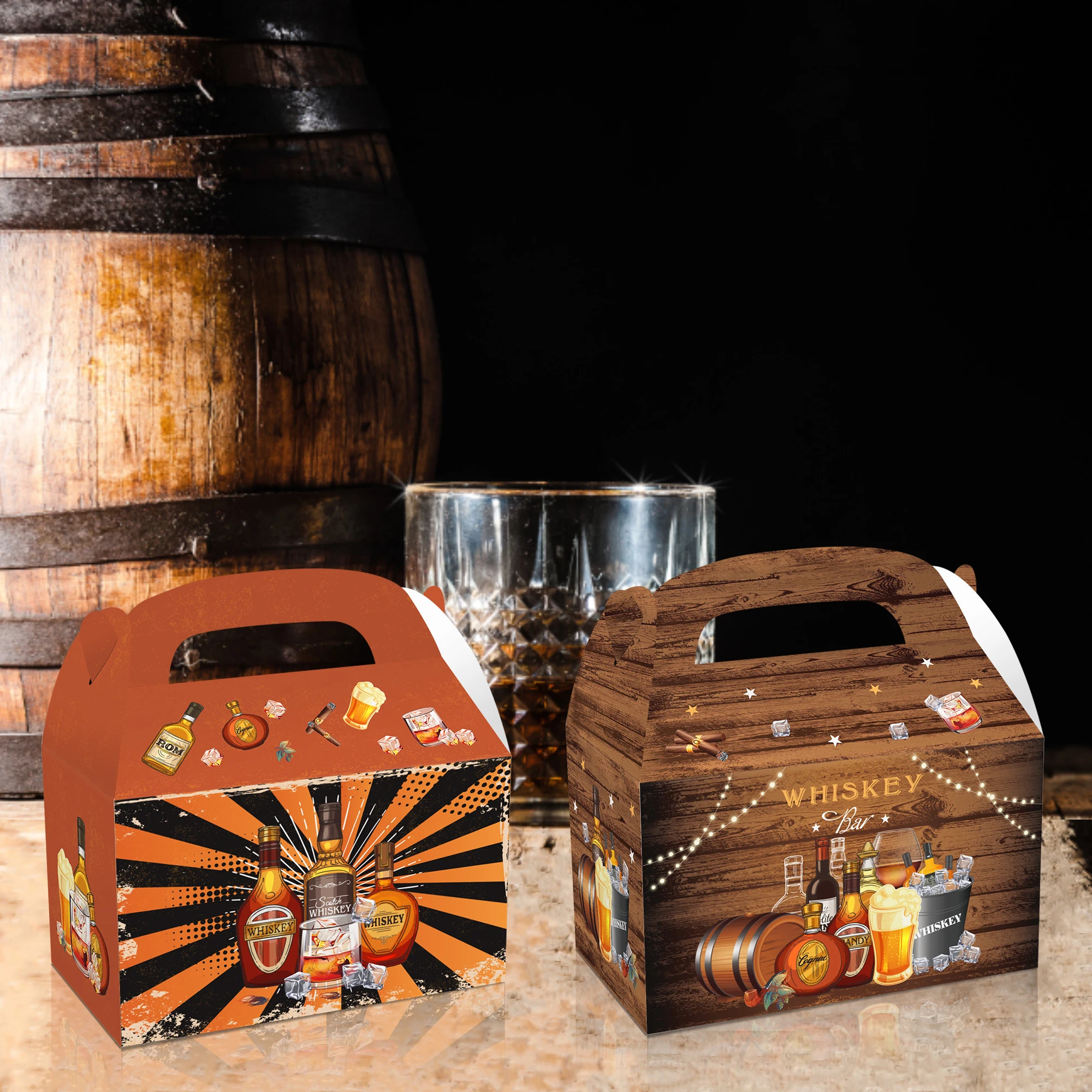 DD144 4Pcs Summer Graduation Whiskey Wine Time Theme Birthday Party Favor Box Candy Packing Gift Bag Hawaii Party Decorations
DD144 4Pcs Summer Graduation Whiskey Wine Time Theme Birthday Party Favor Box Candy Packing Gift Bag Hawaii Party Decorations