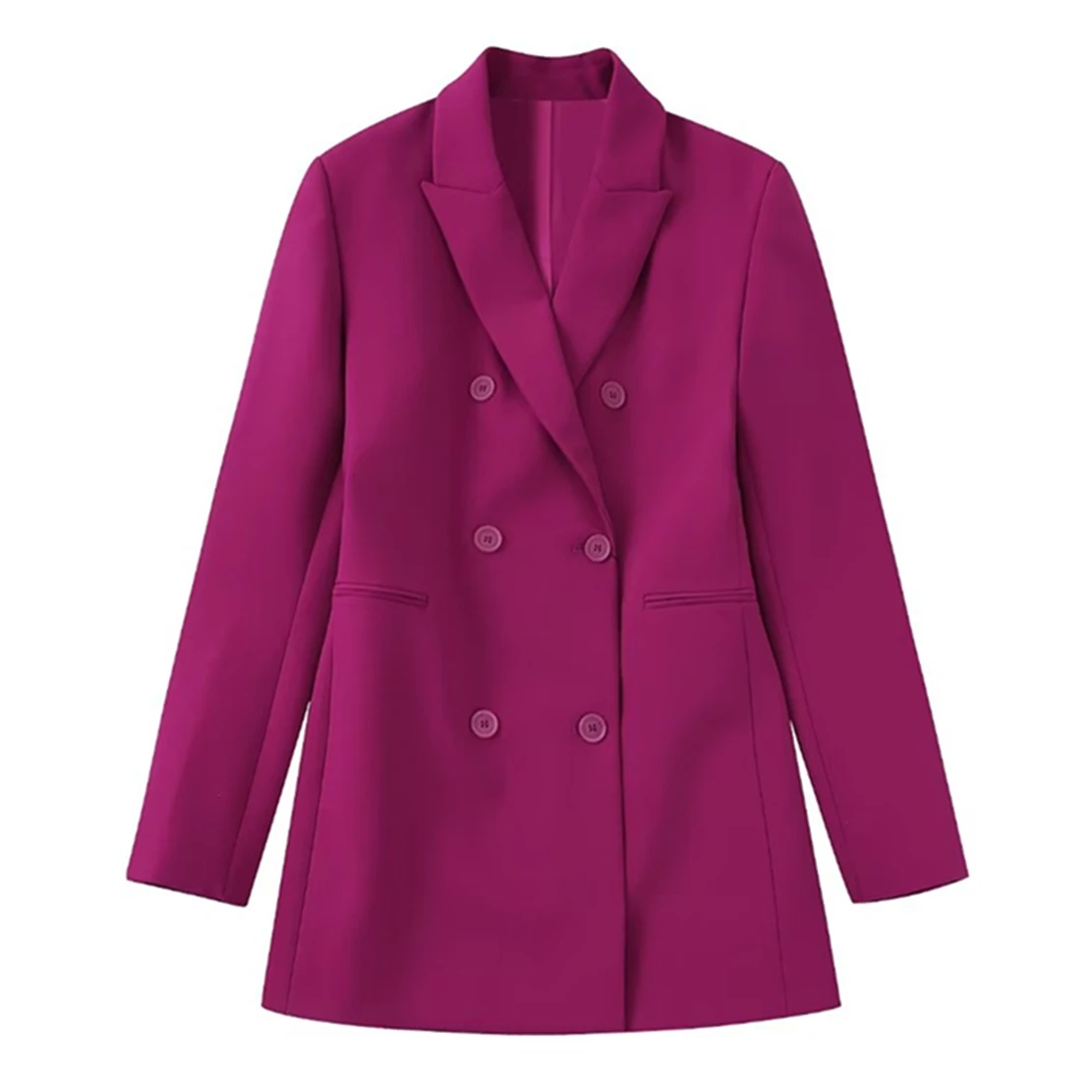 Maxdutti England Style Fashio Casual Mini Dress Women Office Lady Rose Color Double Breasted Long Blazers
Maxdutti England Style Fashio Casual Mini Dress Women Office Lady Rose Color Double Breasted Long Blazers