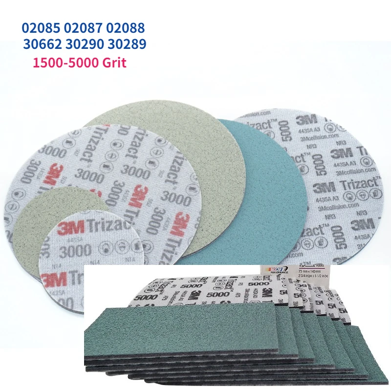 3M Trizact Foam Disc Sandpaper 02085 - 30289 Fleece Self Adhesive Sandpaper 1500-5000 Grit Car Paint Surface Polishing
3M Trizact Foam Disc Sandpaper 02085 - 30289 Fleece Self Adhesive Sandpaper 1500-5000 Grit Car Paint Surface Polishing