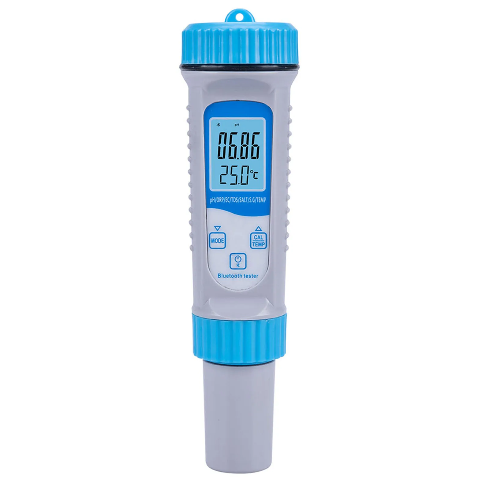 PH Meter Water Tester 0.00-14.00pH 7 In 1 BT PH Meter High-precision LCD Backlight PH/OPR/EC/SALT/S.G/Temp Meter
PH Meter Water Tester 0.00-14.00pH 7 In 1 BT PH Meter High-precision LCD Backlight PH/OPR/EC/SALT/S.G/Temp Meter