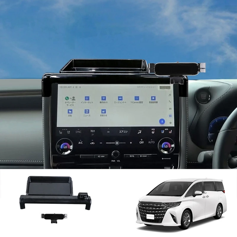 Органайзер для центральной консоли для Toyota Alphard 40 Series 2023 +, коробка для хранения с держателем для телефона, замена RHD
Органайзер для центральной консоли для Toyota Alphard 40 Series 2023 +, коробка для хранения с держателем для телефона, замена RHD