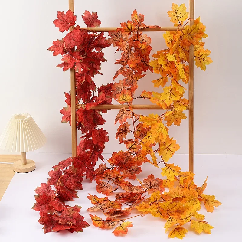 AutumnHanging OrnamentFlowers Simulation Maple Leaf Rattans Simulation Maple Leaf Green Plant Decoration Home Wall Hanging Fake
AutumnHanging OrnamentFlowers Simulation Maple Leaf Rattans Simulation Maple Leaf Green Plant Decoration Home Wall Hanging Fake