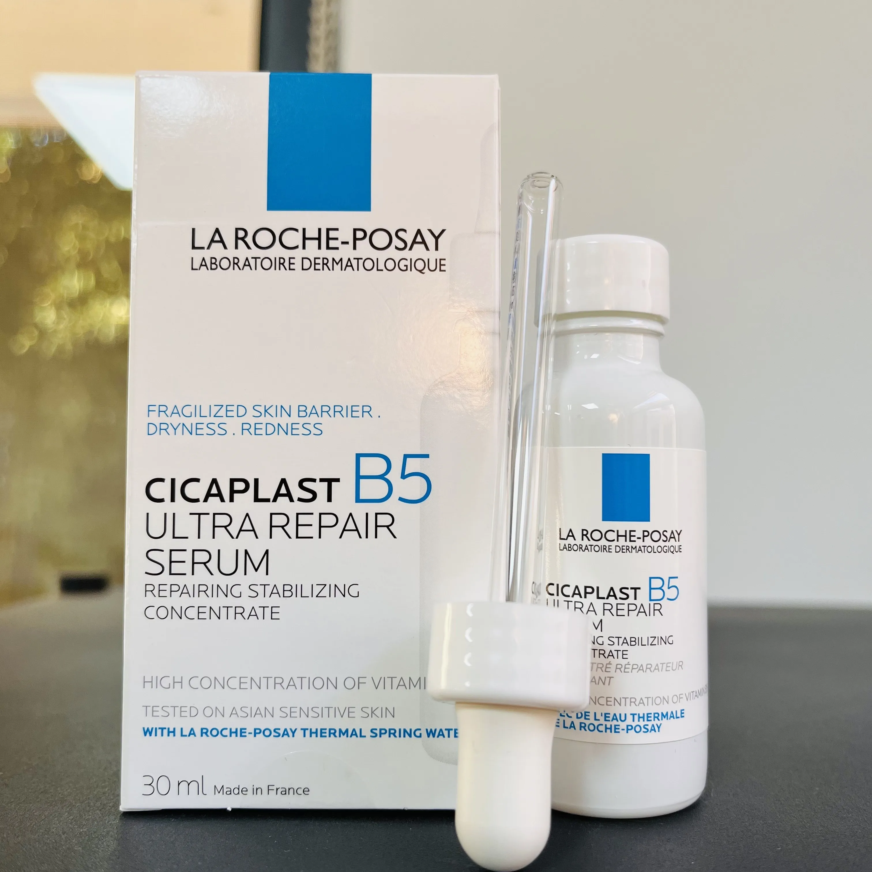 La Roche Posay Cicaplast B5 Ultra Repair Serum Fading Red Color Replenishment and Tough For Dry/Sensitive Skin 30ml
La Roche Posay Cicaplast B5 Ultra Repair Serum Fading Red Color Replenishment and Tough For Dry/Sensitive Skin 30ml