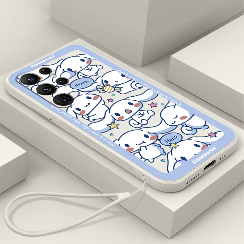 Kulomi Cinnamoroll Anime Art Phone Case For Samsung S23 S22 S21 S20 FE S10 Plus Lite Ultra 5G Funda Liquid Rope Soft TPU Cover
Kulomi Cinnamoroll Anime Art Phone Case For Samsung S23 S22 S21 S20 FE S10 Plus Lite Ultra 5G Funda Liquid Rope Soft TPU Cover