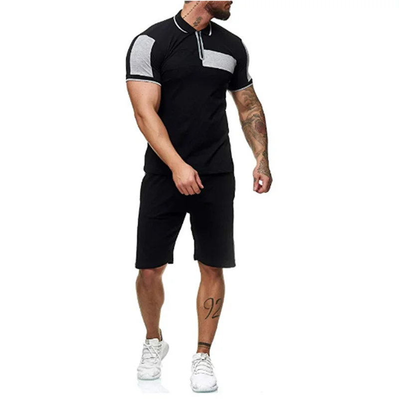 summer tracksuit men Casual fashion mens sets Patchwork Short Sleeve T-shirt Shorts set sports suit men jogging Sportswear
summer tracksuit men Casual fashion mens sets Patchwork Short Sleeve T-shirt Shorts set sports suit men jogging Sportswear