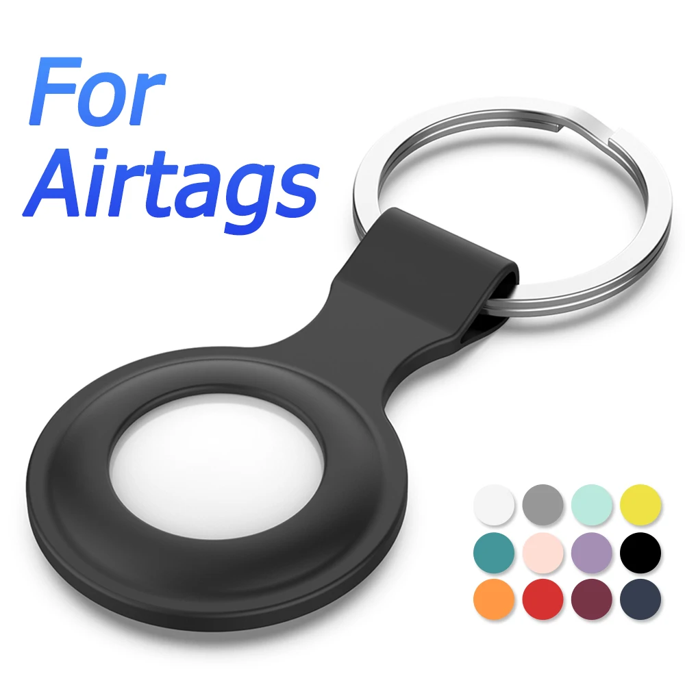 Silicone Keychain for Apple Airtags Case Protective Cover Bumper Shell Tracker Accessories Anti-scratch Air Tag Key Ring Holder
Silicone Keychain for Apple Airtags Case Protective Cover Bumper Shell Tracker Accessories Anti-scratch Air Tag Key Ring Holder