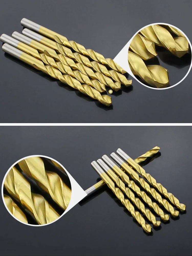 2pcs Straight Shank Twist Drill Bits 1mm-3.3mm High Speed Steel Titanium Coated For Metal Woodworking Power Drilling Tools
2pcs Straight Shank Twist Drill Bits 1mm-3.3mm High Speed Steel Titanium Coated For Metal Woodworking Power Drilling Tools