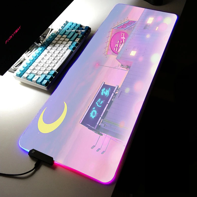 Neon RGB Mouse Pad Gamer Accessories Large LED Light MousePads XL Gaming PC computer Desk with Backlit Rubber Mouse mat Building
Neon RGB Mouse Pad Gamer Accessories Large LED Light MousePads XL Gaming PC computer Desk with Backlit Rubber Mouse mat Building